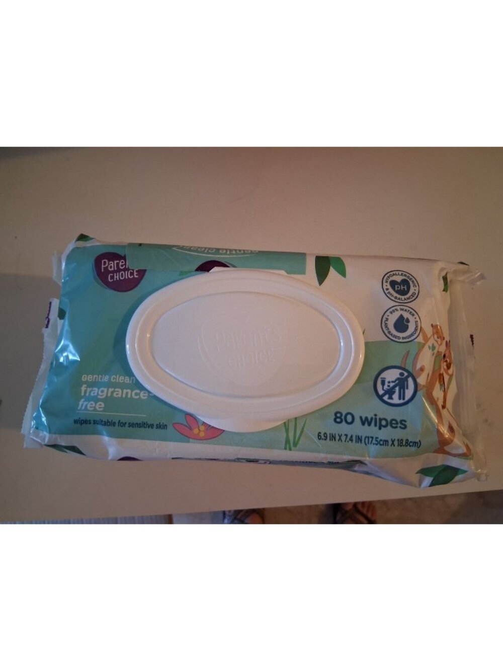 Parent's Choice Baby Wipes 2 Packs 80 Count Each (160 total)